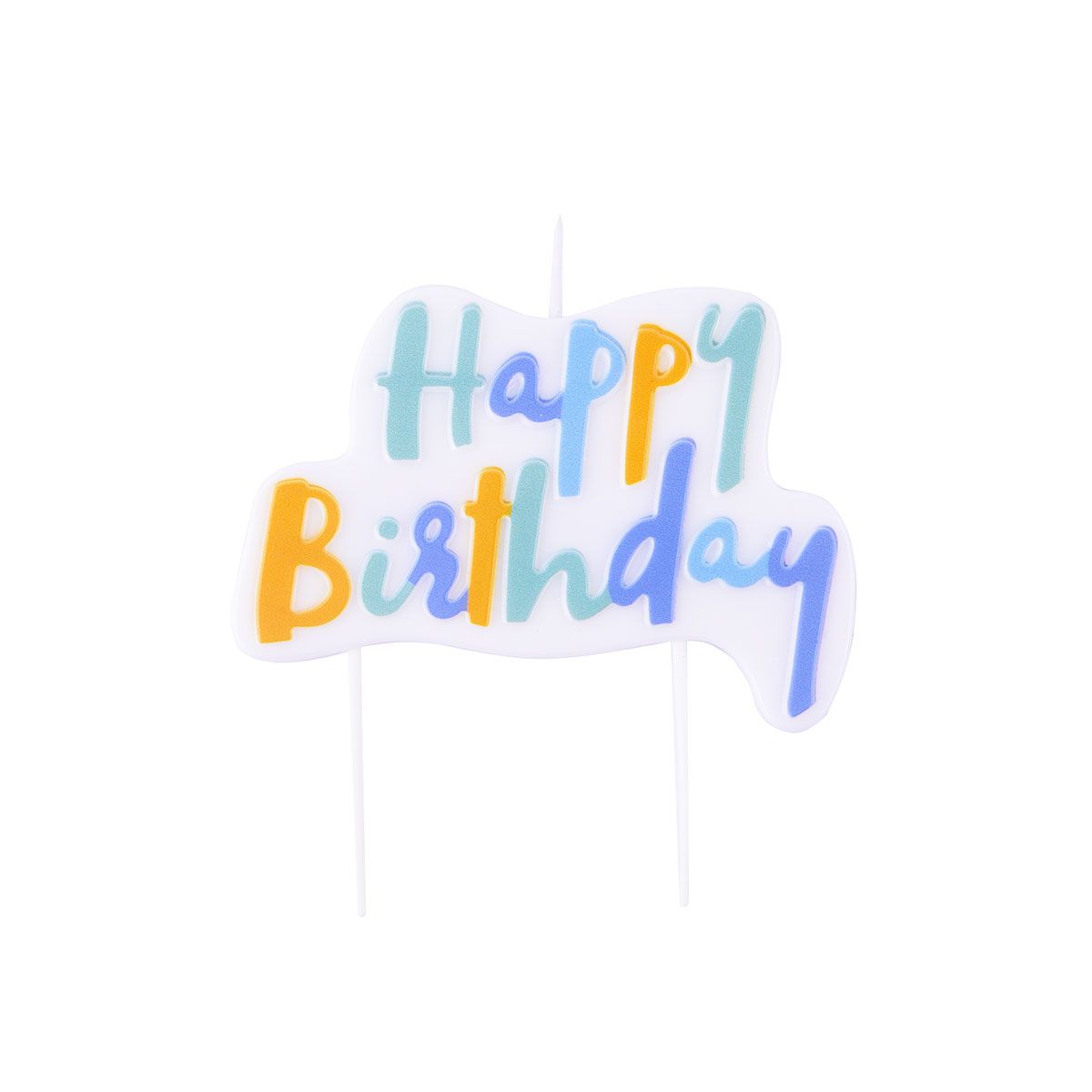 PME Kakelys Pastellblå - Happy Birthday