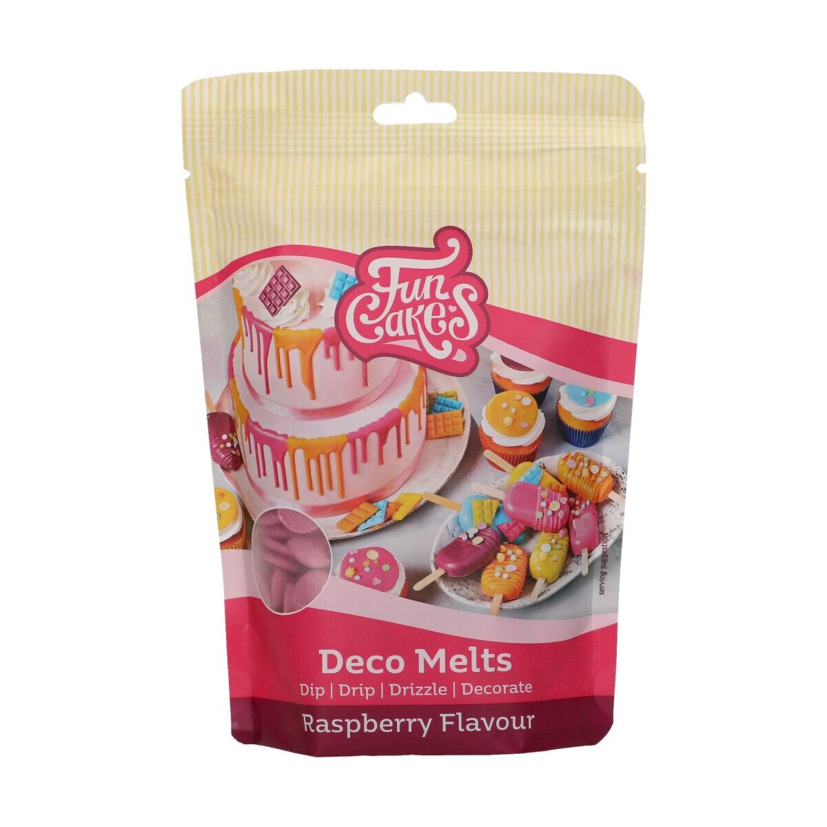 FunCakes - Deco Melts Bringebær 250 gram