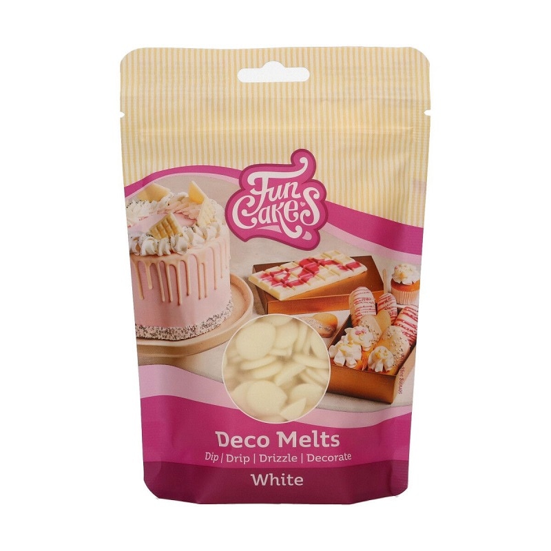 FunCakes - Deco Melts Hvit 250 gram