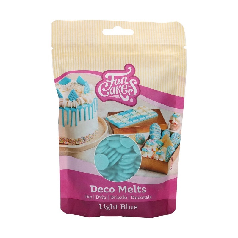 FunCakes - Deco Melts Lyseblå 250 gram