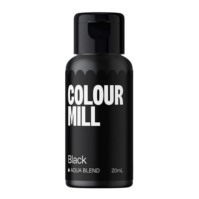 Colour Mill - Vannbasert spiselig farge svart 20 ml