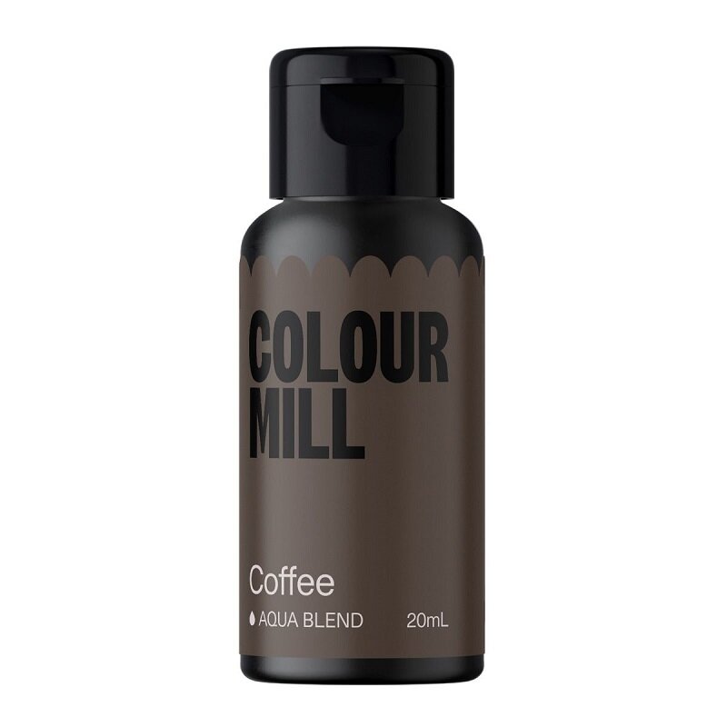 Colour Mill - Vannbasert spiselig farge kaffebrun 20 ml