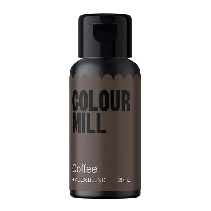 Colour Mill - Vannbasert spiselig farge kaffebrun 20 ml
