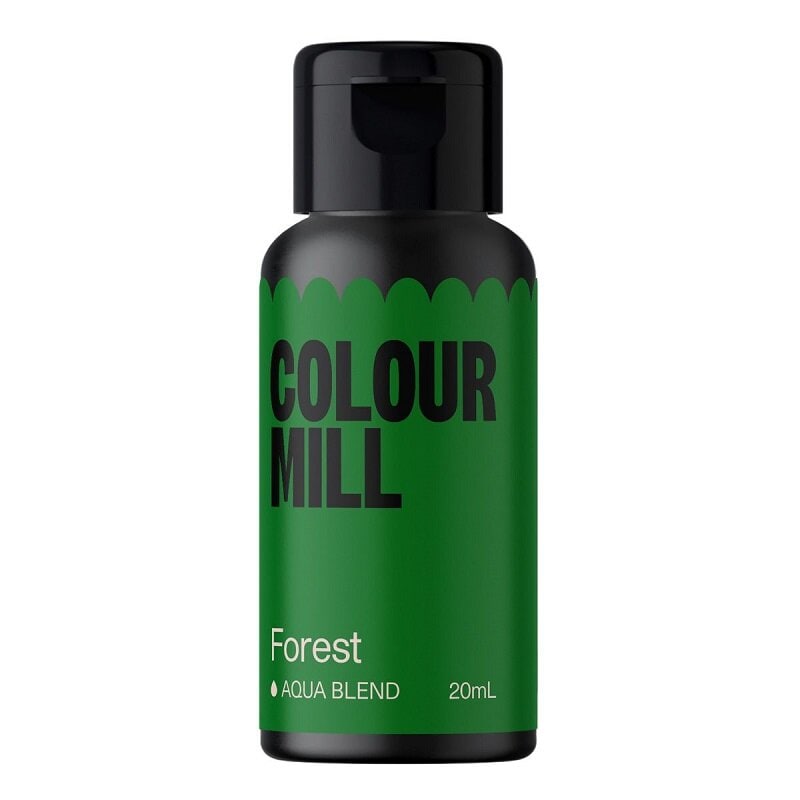 Colour Mill - Vannbasert spiselig farge mørkegrønn 20 ml