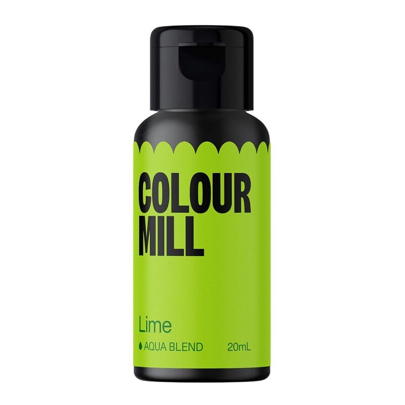 Colour Mill - Vannbasert spiselig farge limegrønn 20 ml