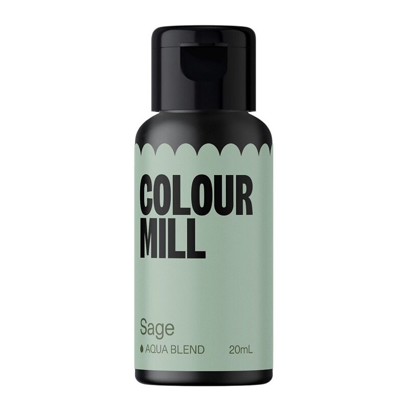 Colour Mill - Vannbasert spiselig farge salvie grønn 20 ml