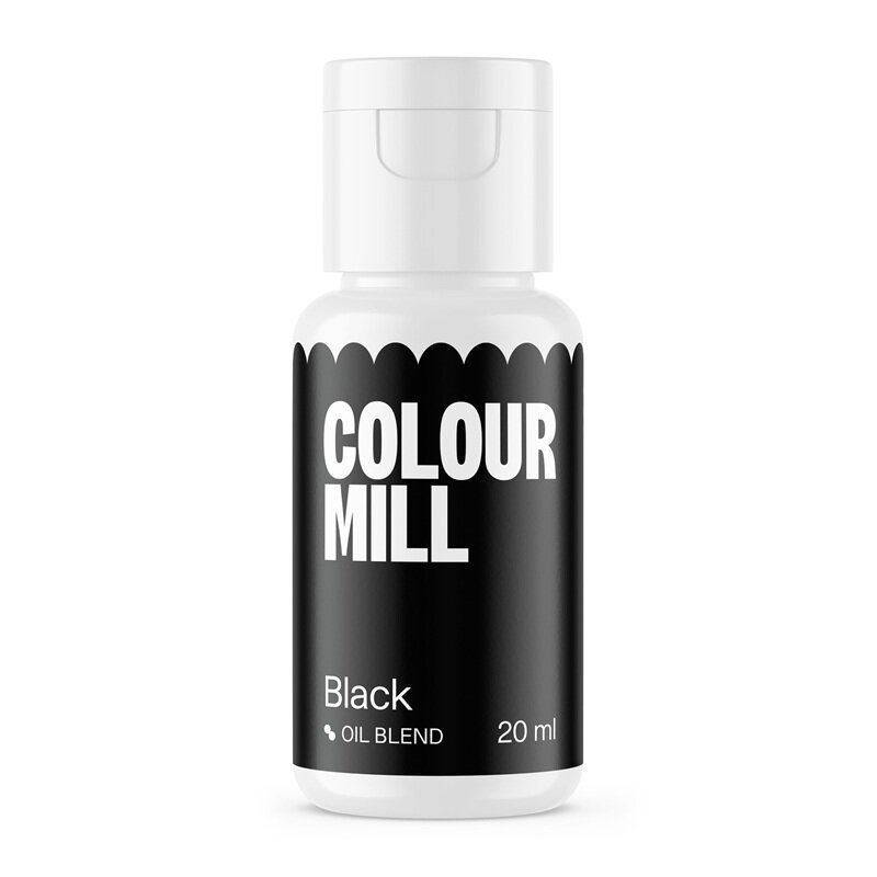 Colour Mill Oljebasert spiselig farge svart 20 ml