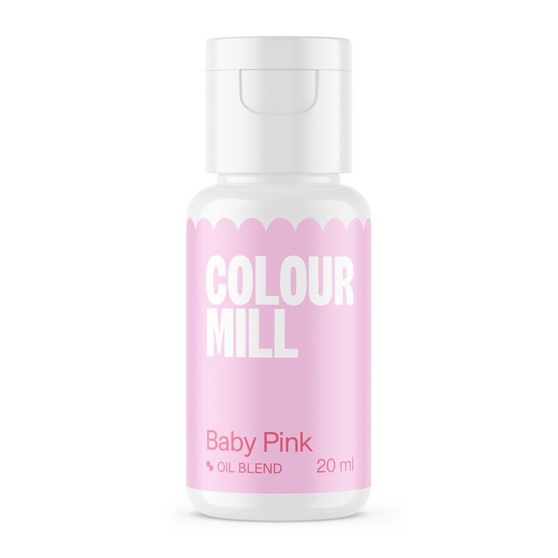 Colour Mill Oljebasert spiselig farge babyrosa 20 ml