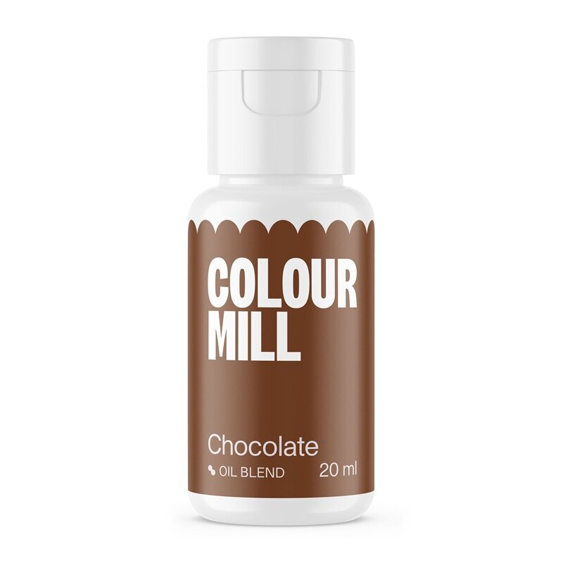 Colour Mill Oljebasert spiselig farge sjokoladebrun 20 ml