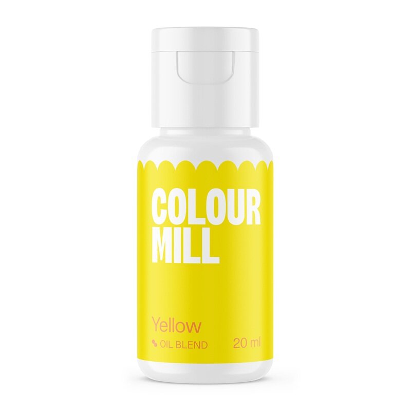 Colour Mill Oljebasert spiselig farge gul 20 ml