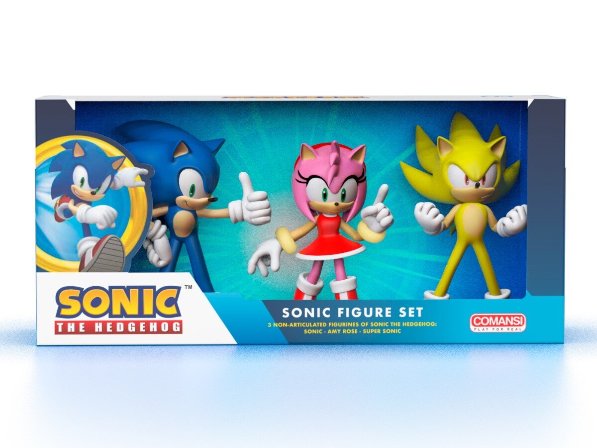 Sonic The Hedgehog - Samlefigurer 3 stk.