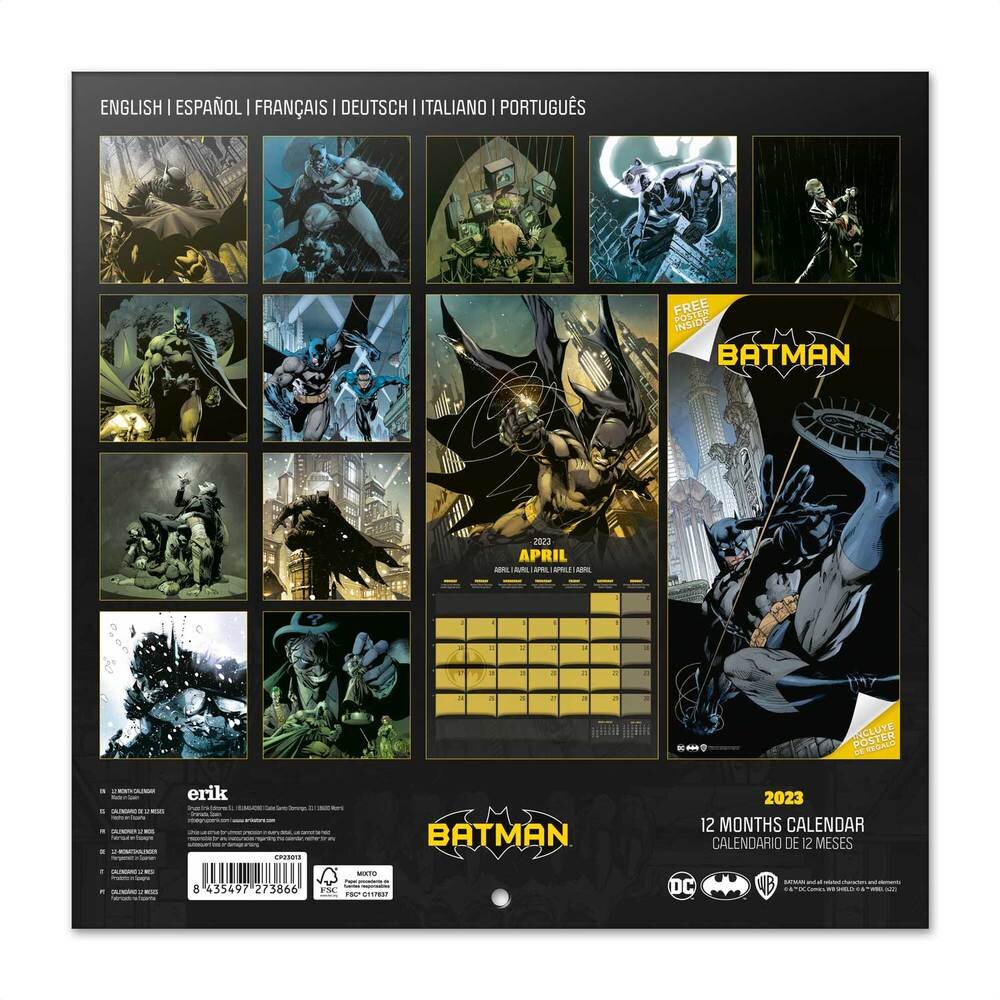 Batman Kalender - Almanakk 2023