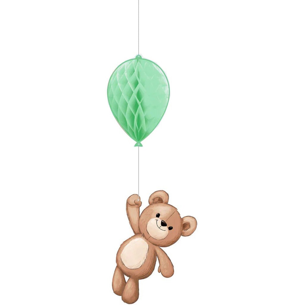 Teddybjørn Babyshower - Hengende dekorasjon