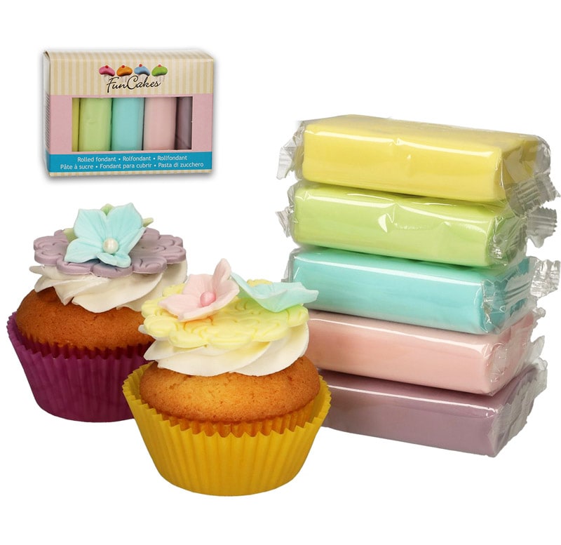 FunCakes - Sukkerpasta Pastellfarger 500 gram
