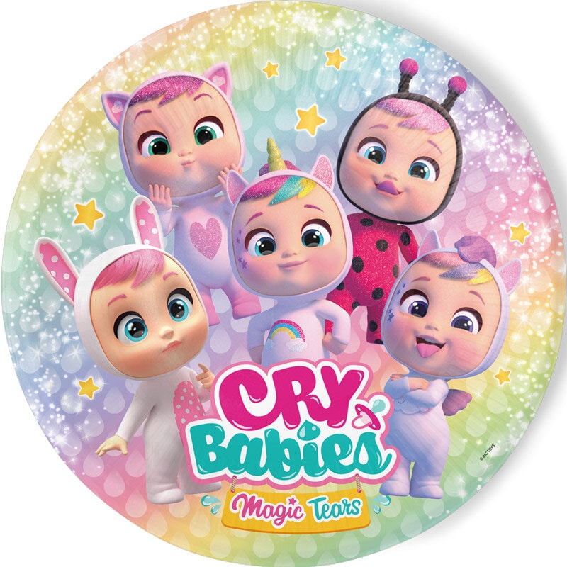 Cry Babies - Tallerkener 8 stk.