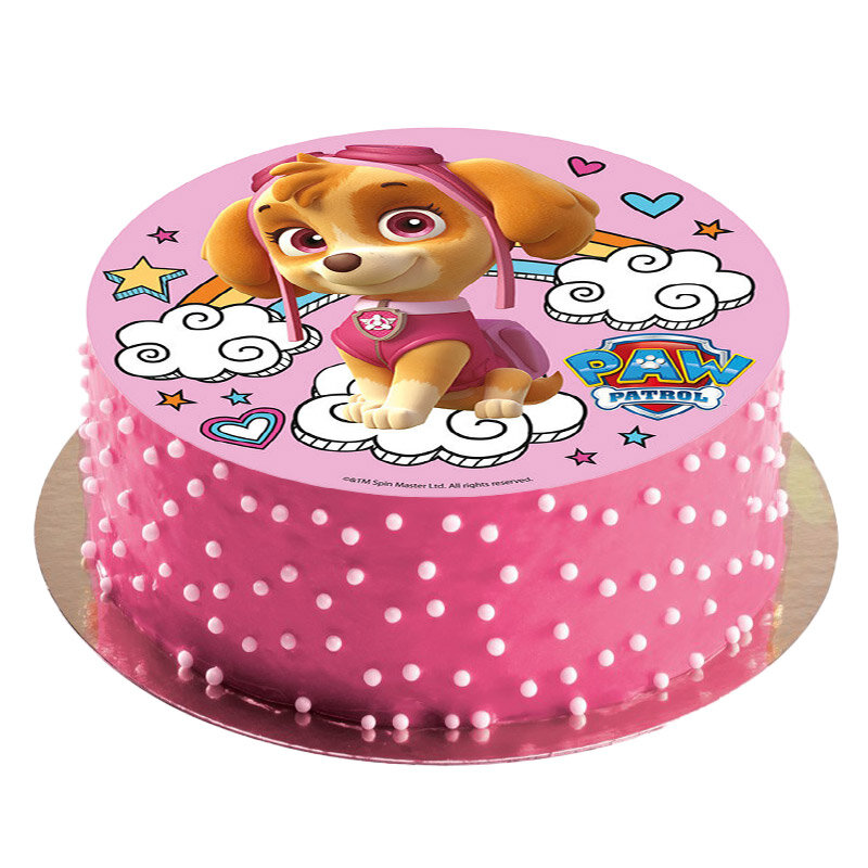 Kakebilde Paw Patrol Skye - Oblat 20 cm