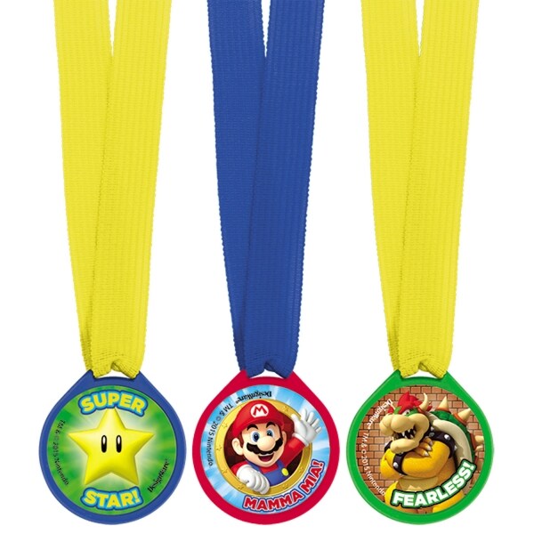 Super Mario, Medaljer 12 stk.