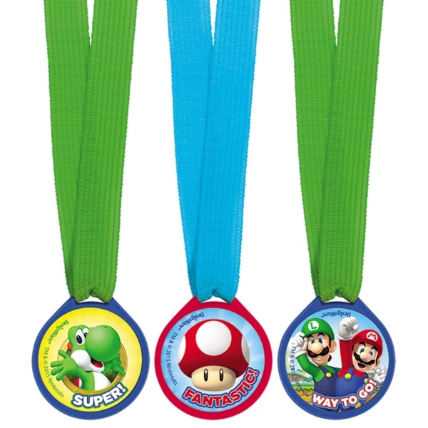 Super Mario, Medaljer 12 stk.