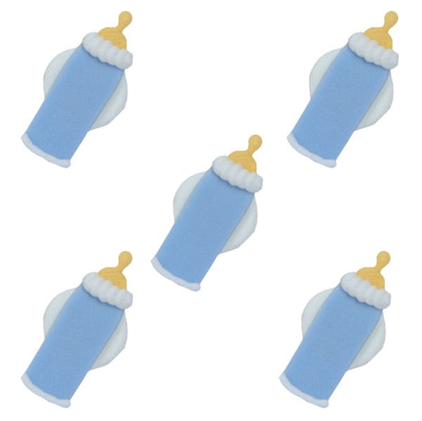 Sukkerdekorasjoner, Lysblå babyflasker