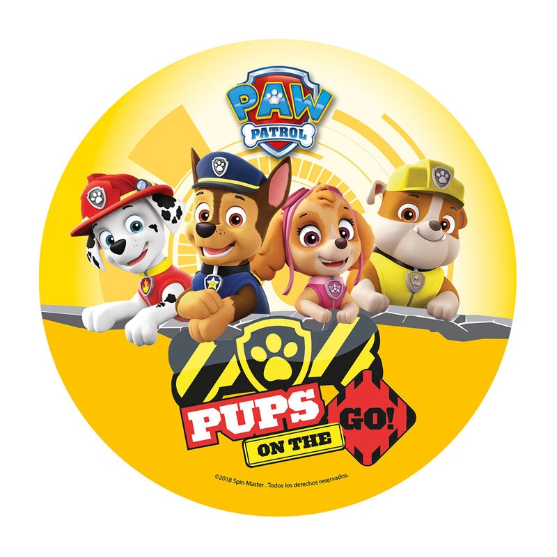 Kakebilde Paw Patrol - Oblat 20 cm (A)