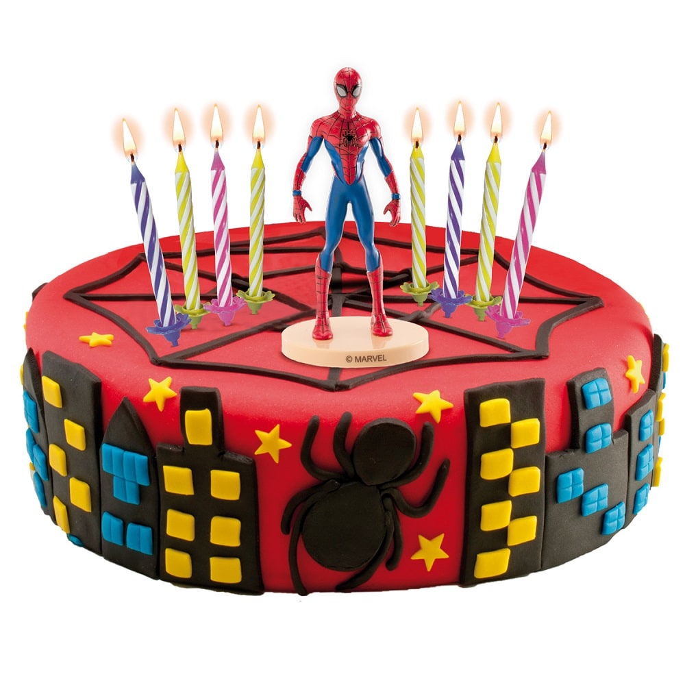 Spiderman - Kakefigur 9 cm