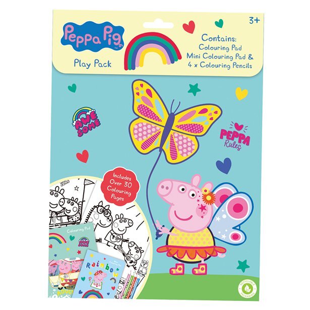 Peppa Gris, Malebøker med blyanter