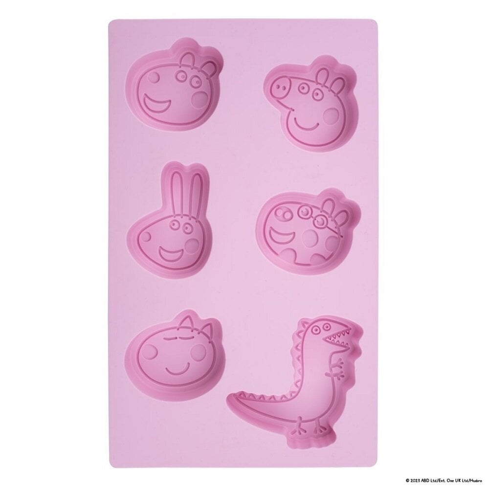 Peppa Gris - Silikonform Peppa med venner