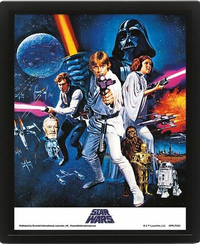 Star Wars - 3D Canvas-plakat A New Hope
