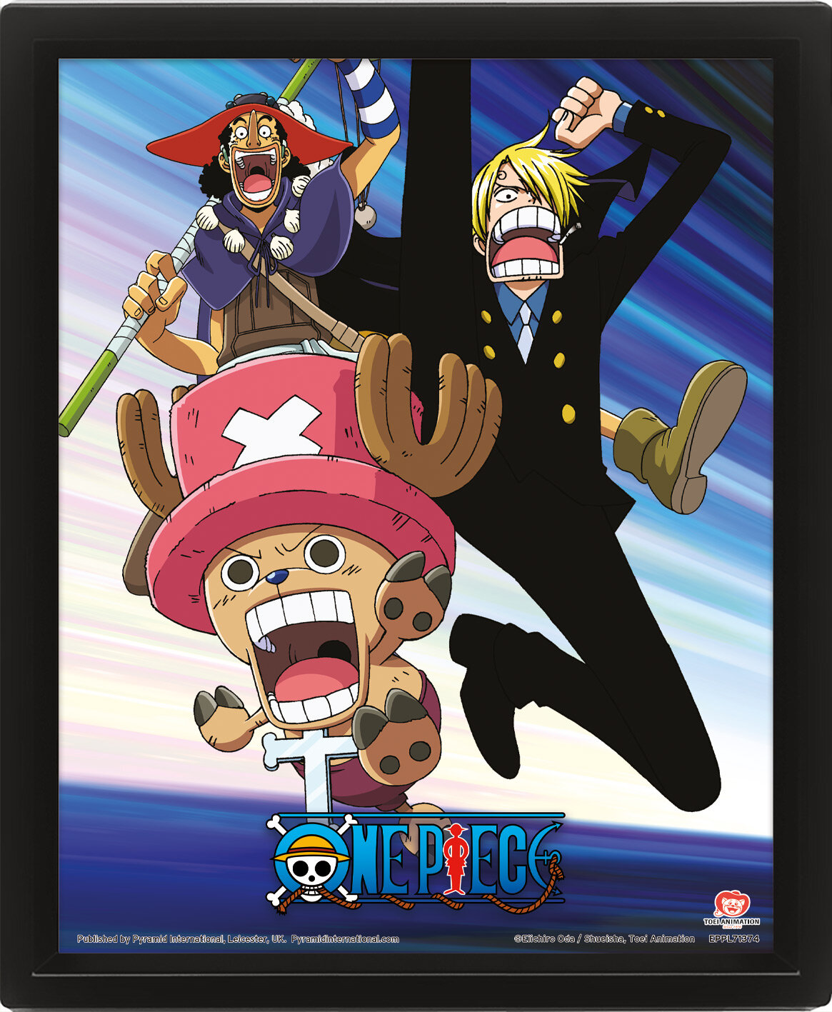 One Piece - 3D Canvas-plakat