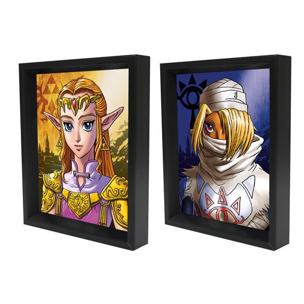 Zelda - 3D Canvas-plakat Zelda to Sheik