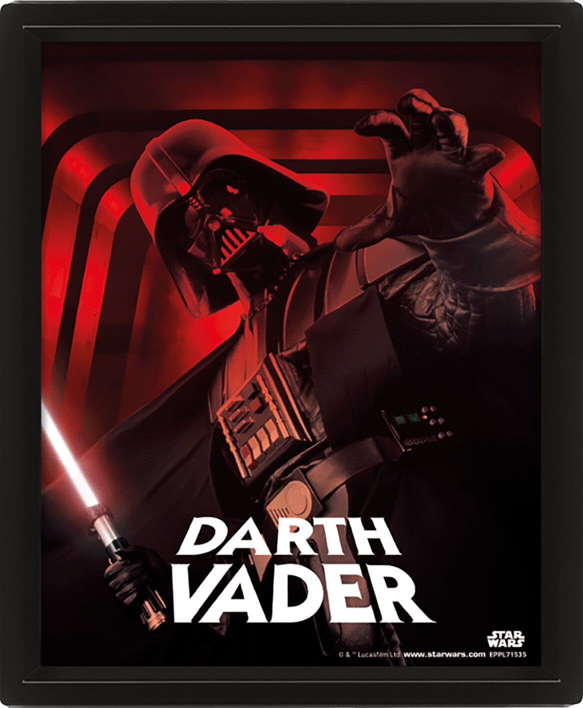 Star Wars - 3D Canvas-plakat Darth Vader