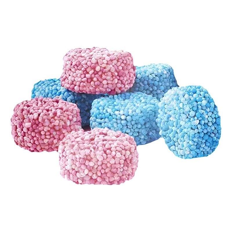 Jelly Buttons Rosa & Blå knapper Storpakning 2 kg