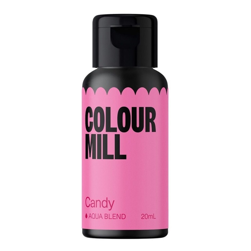 Colour Mill - Vannbasert spiselig farge mørkerosa 20 ml