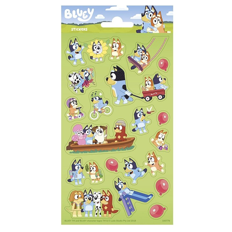 Bluey - Klistremerker 17 stk.