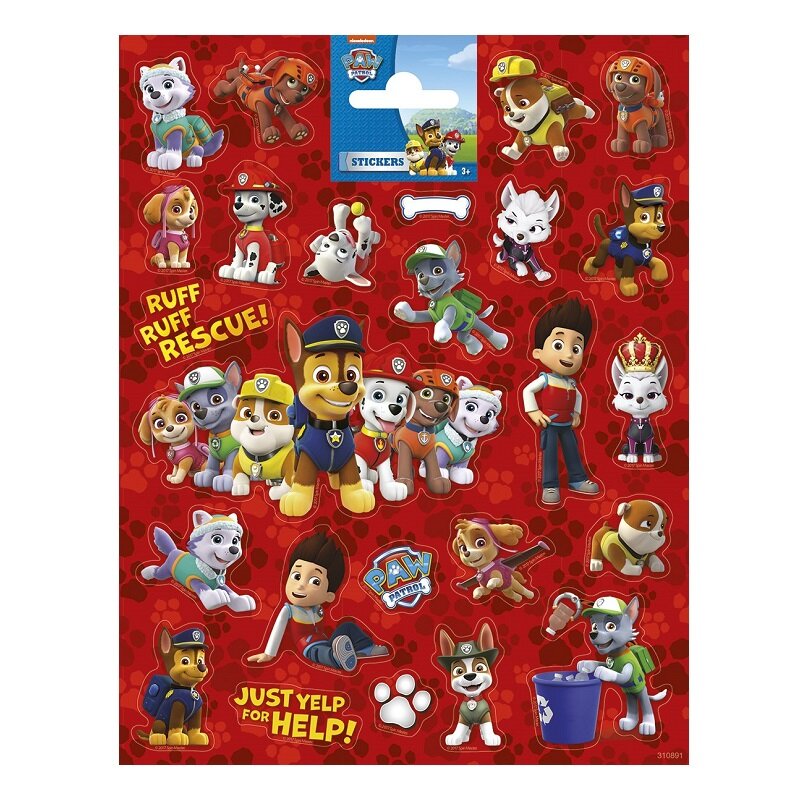 Paw Patrol - Klistremerker 24 stk.