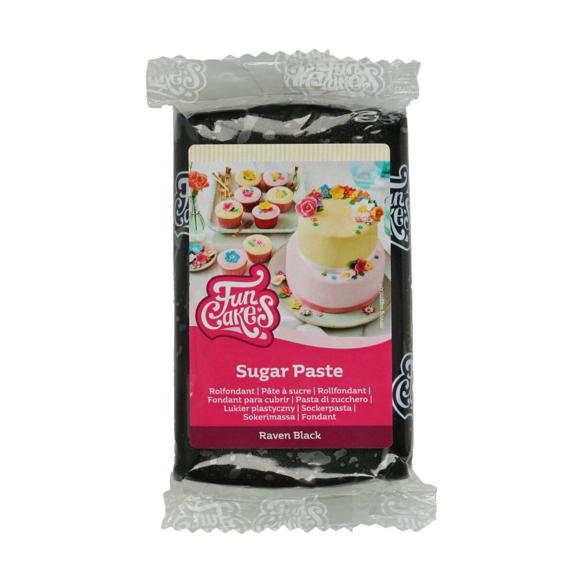 FunCakes - Sukkerpasta Svart 250 gram