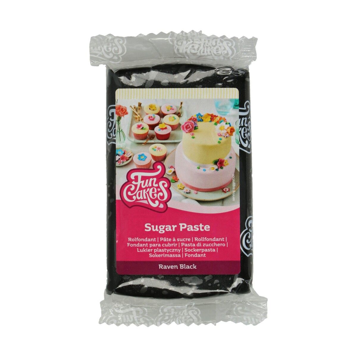 FunCakes Fondant, Sort 250 gram