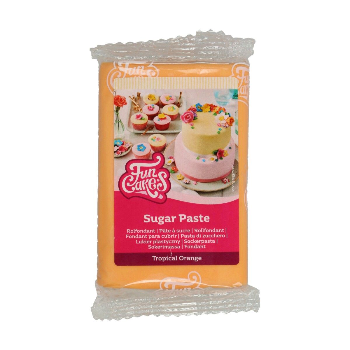 FunCakes Fondant, Orange 250 gram