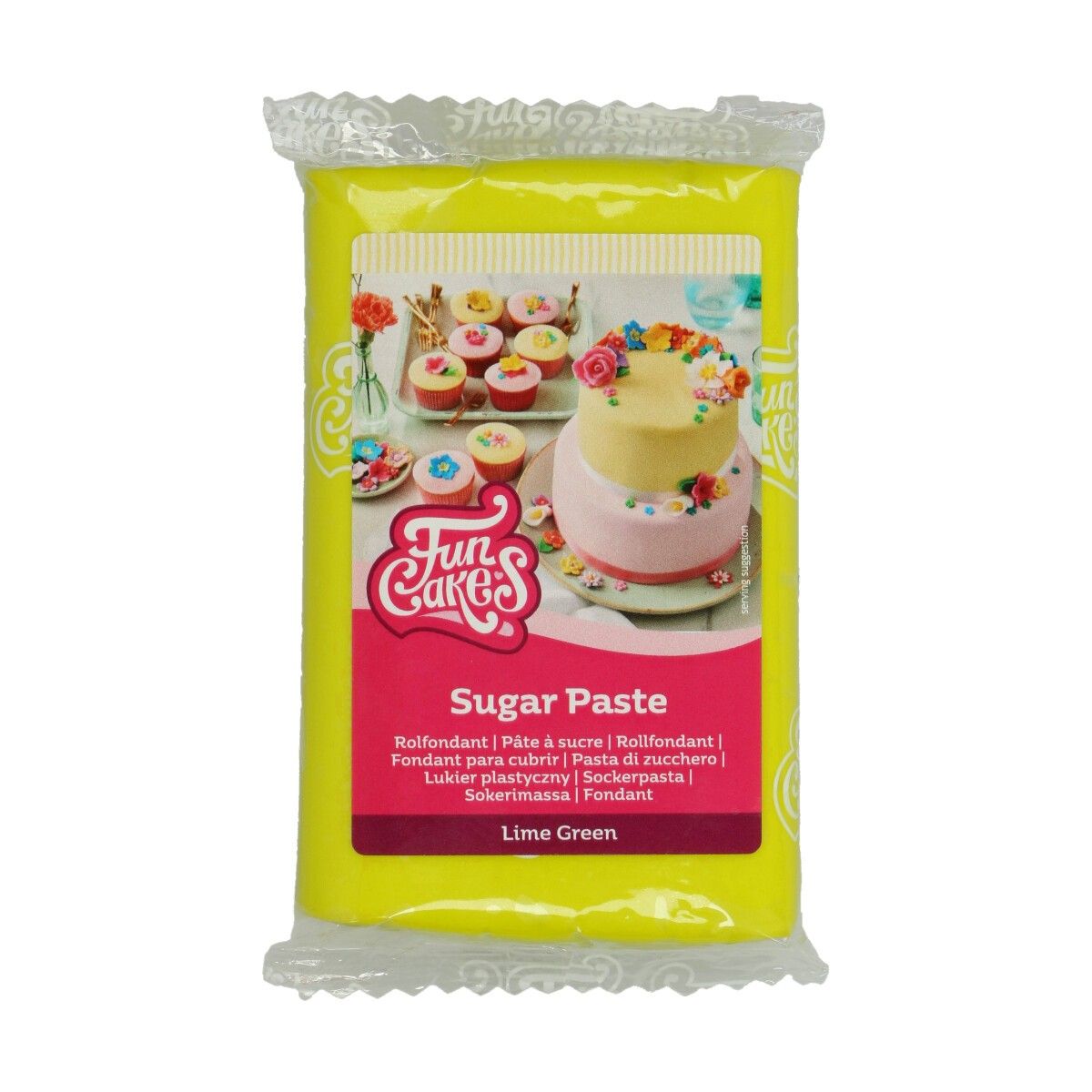 FunCakes - Sukkerpasta Limegrønn 250 gram