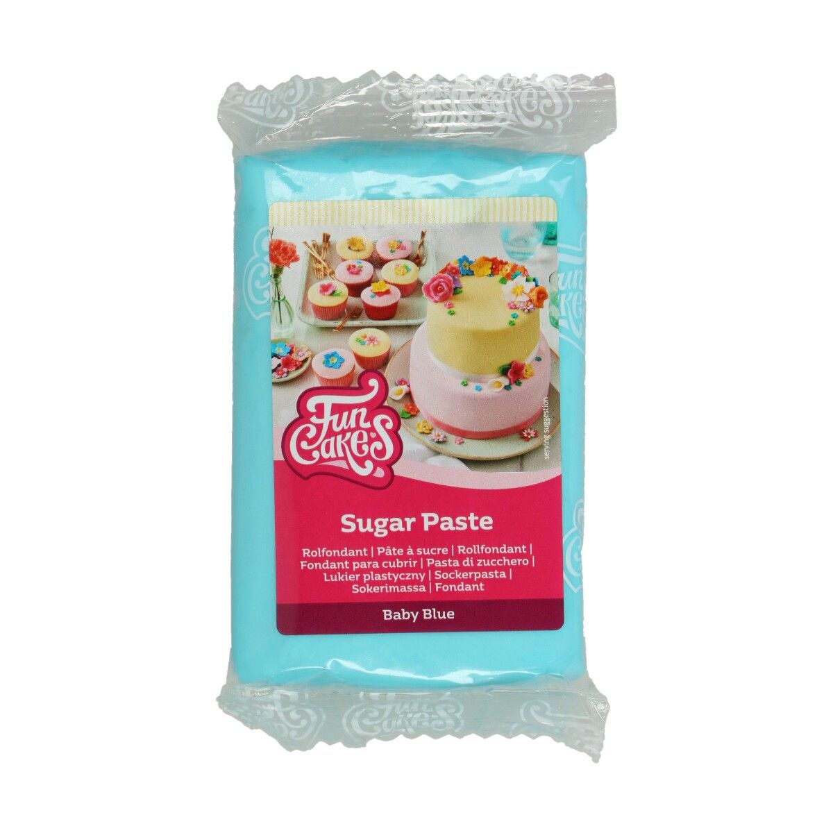 FunCakes - Sukkerpasta Lyseblå 250 gram