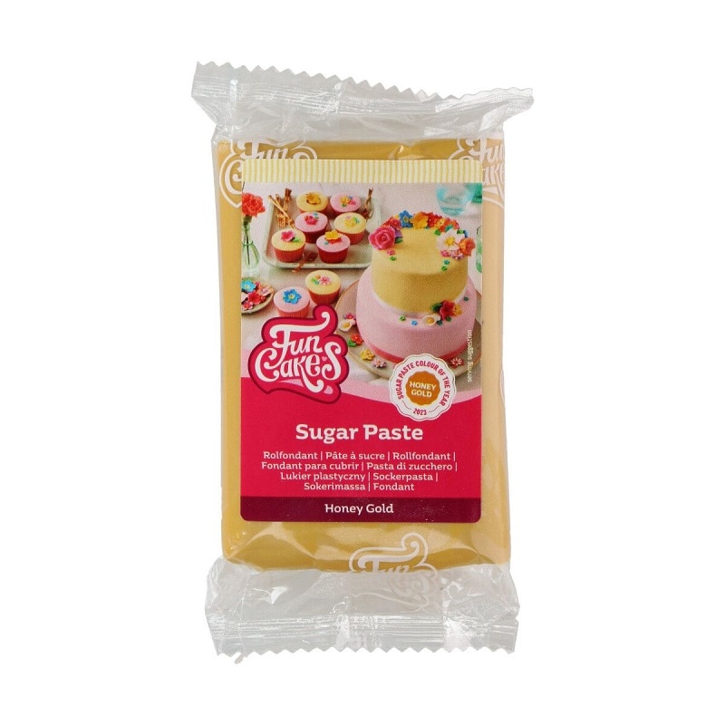 FunCakes - Sukkerpasta Honey Gold 250 gram