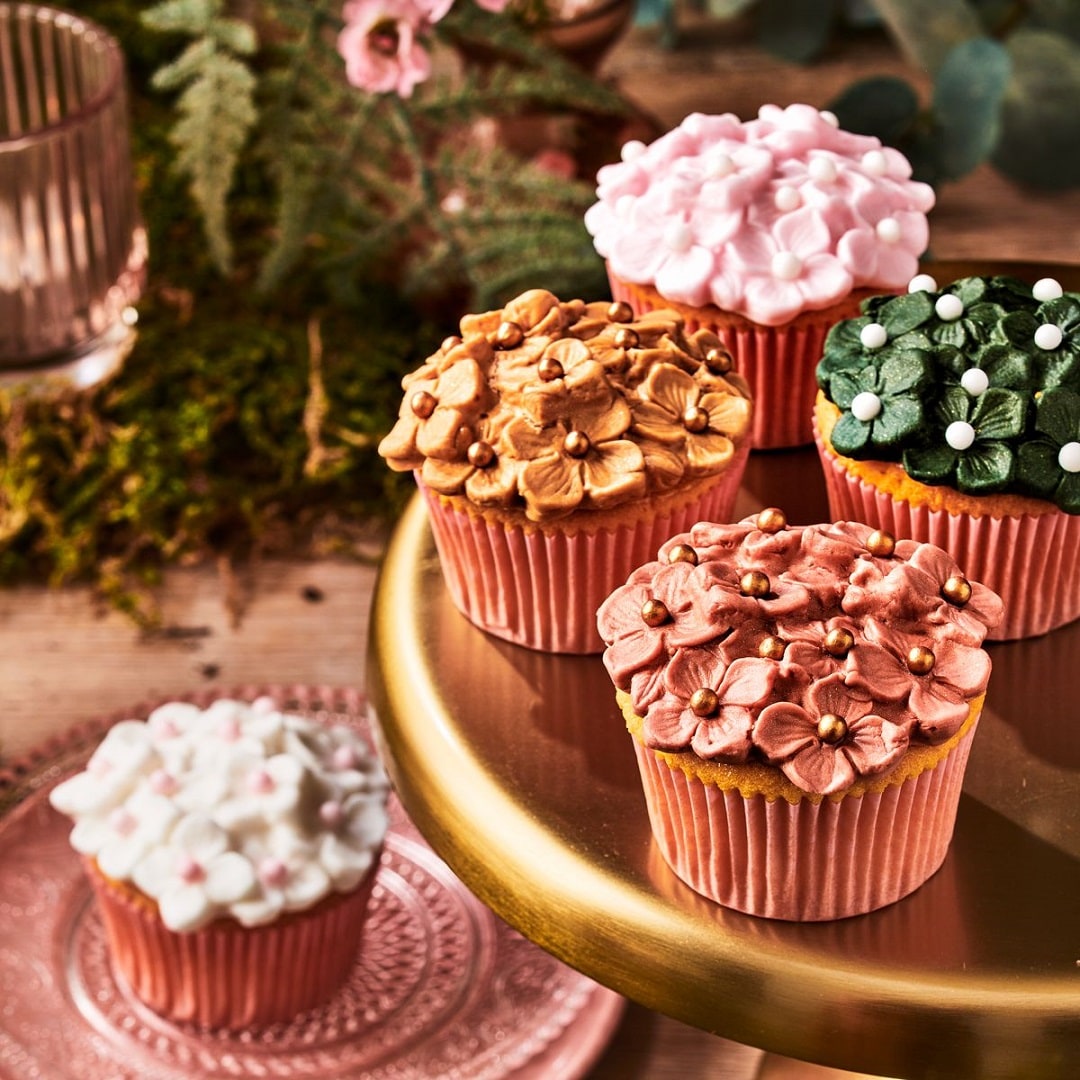 FunCakes - Sukkerpasta Glitrende Rosegull 250 gram