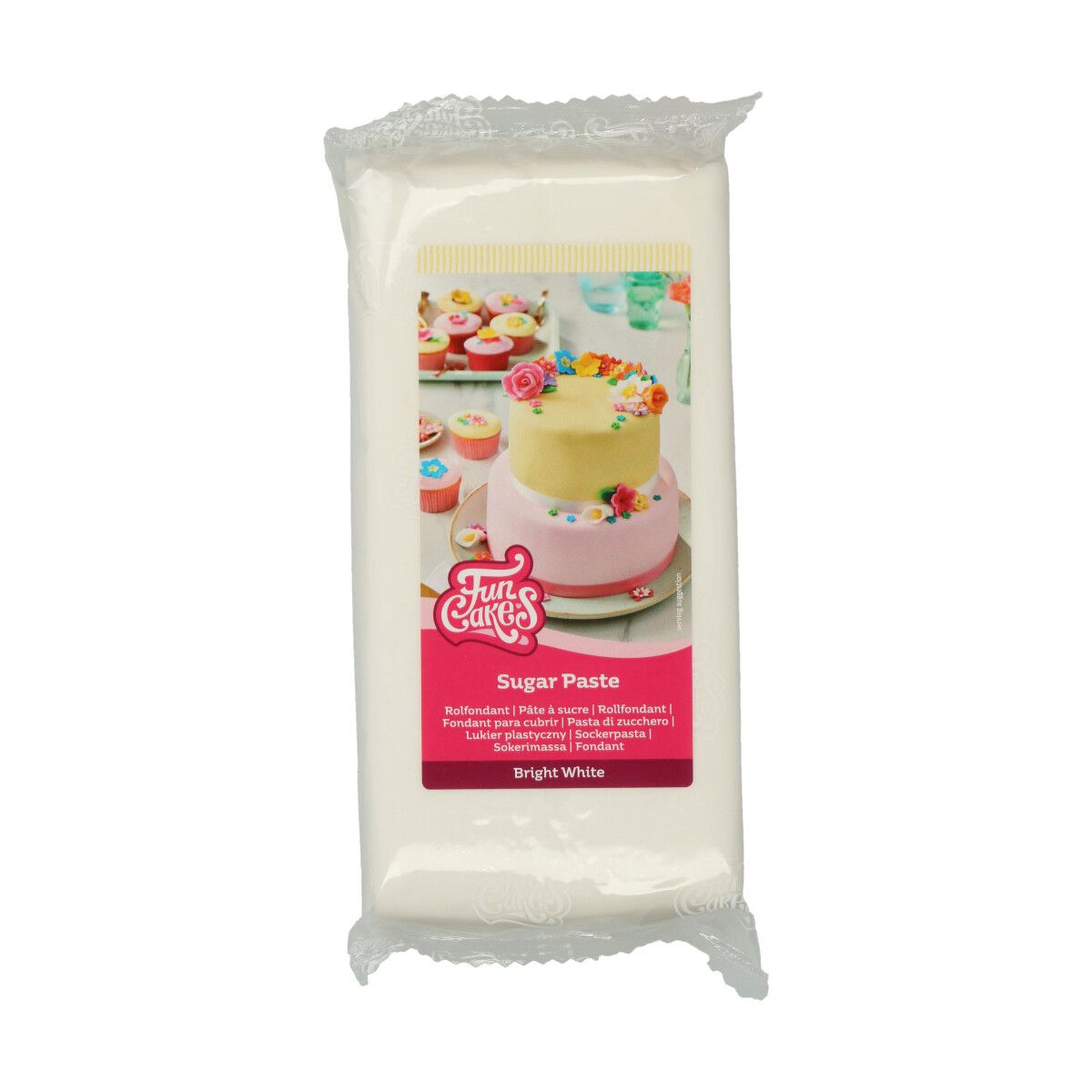 FunCakes Sukkerpasta - Hvit 1 kg