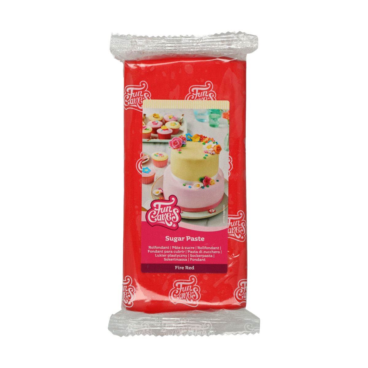 FunCakes - Sukkerpasta Rød 1 kg