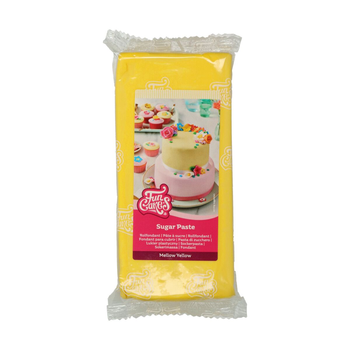 FunCakes - Sukkerpasta Gul 1 kg