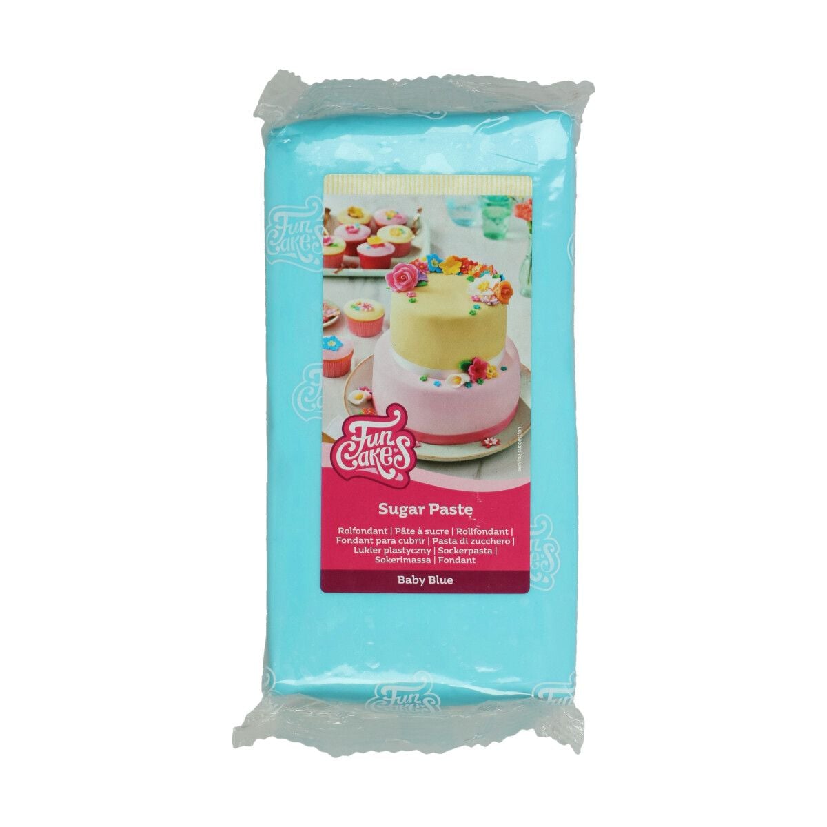 FunCakes - Sukkerpasta Lyseblå 1 kg