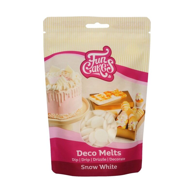 FunCakes - Deco Melts Snøhvit 250 gram