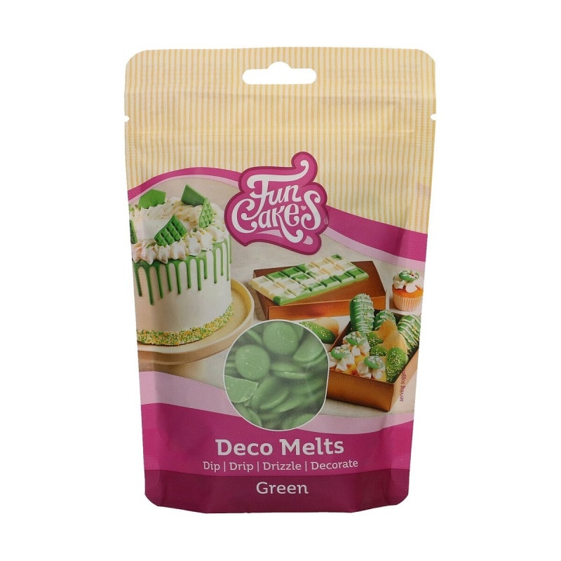 FunCakes - Deco Melts Grønn 250 gram