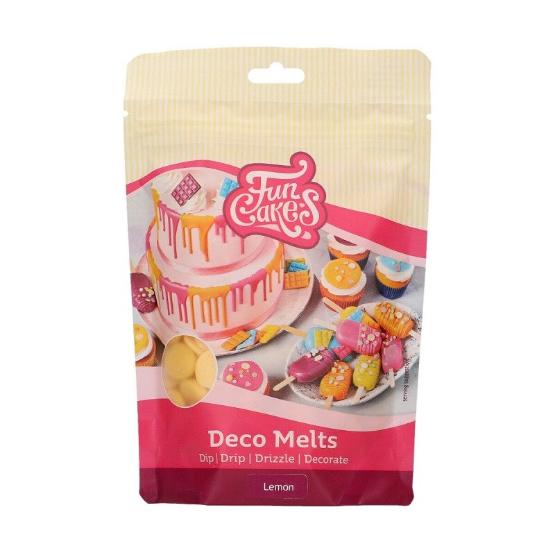 FunCakes - Deco Melts Lemon 250 gram