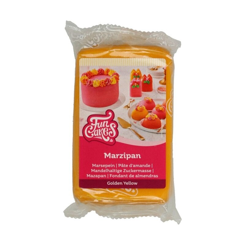 FunCakes - Marsipan Gul 250 gram